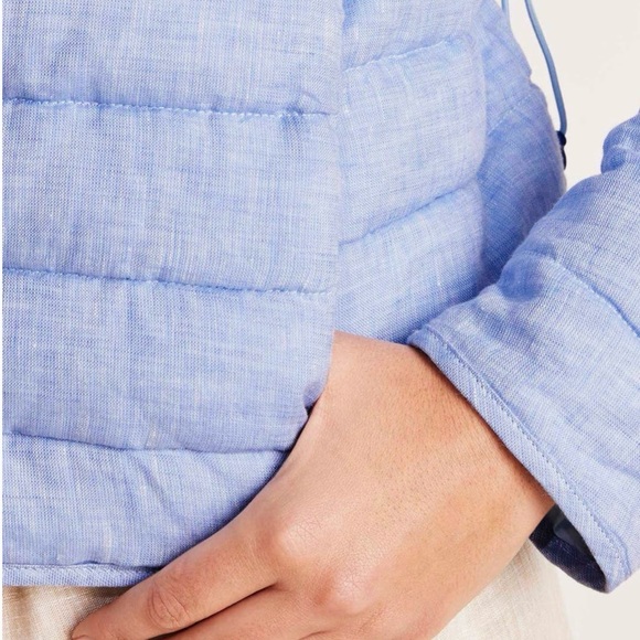 Vineyard Vines lightweight linen puffer jacket - Picture 6 of 13